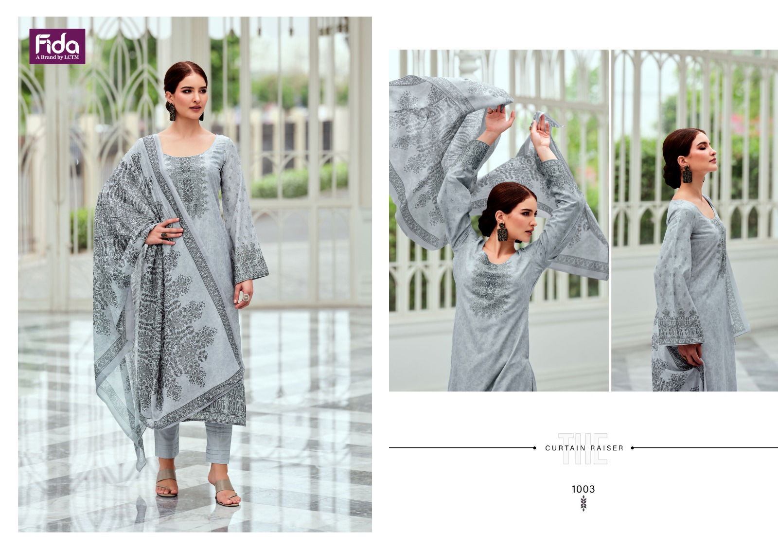 Posheeda By Fida Printed Karachi Cotton Dress Material Export In India
